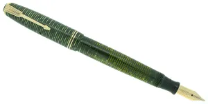 1945 PARKER EMERALD PEARL VACUMATIC FOUNTAIN PEN RESTORED GORGEOUS COLOR