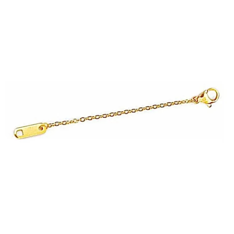 2 Inch Necklace Extender (sterling silver or sterling silver covered in 18K gold)