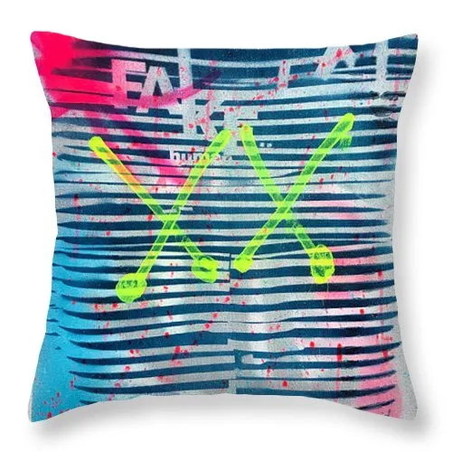 Aeqea Fake Man - Throw Pillow