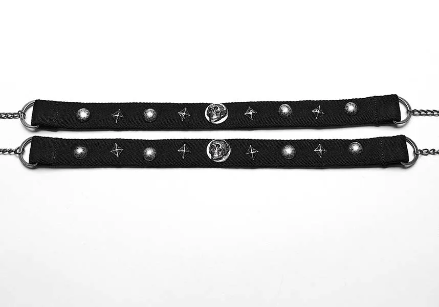 Amaris [Black] | STUDDED CHOKER