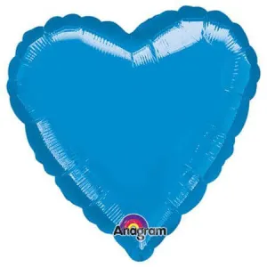 Anagram - 32" Blue Heart Mylar Balloon