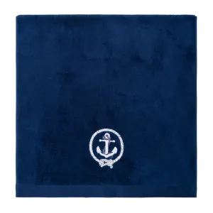 Anchor Embroidery Bath Towel