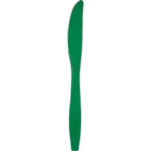 Bulk Emerald Green Plastic Knives (288 per Case)