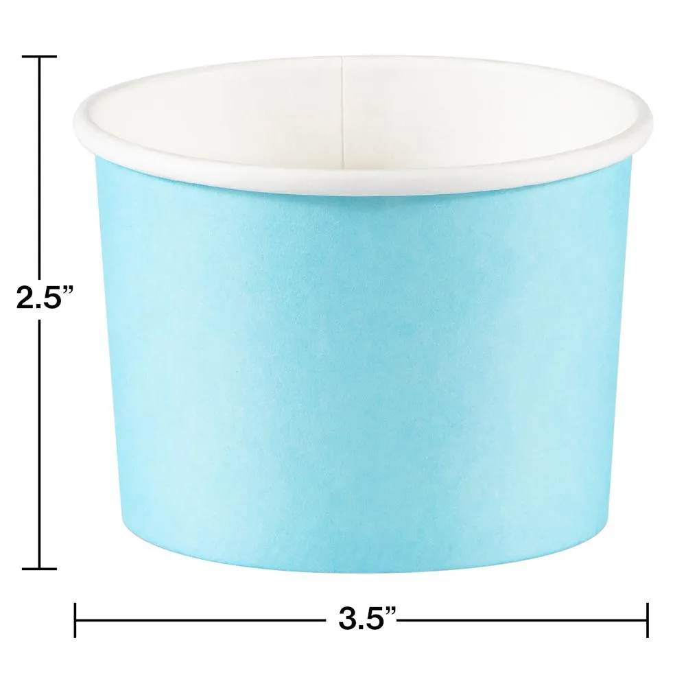 Bulk Pastel Blue Paper Treat Cups (96 per Case)