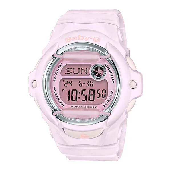 Casio Baby-G Spring Blossom Colour Light Purple Resin Band Watch BG169M-4D BG-169M-4D BG-169M-4