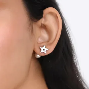 Celestial Star Pearl Earring