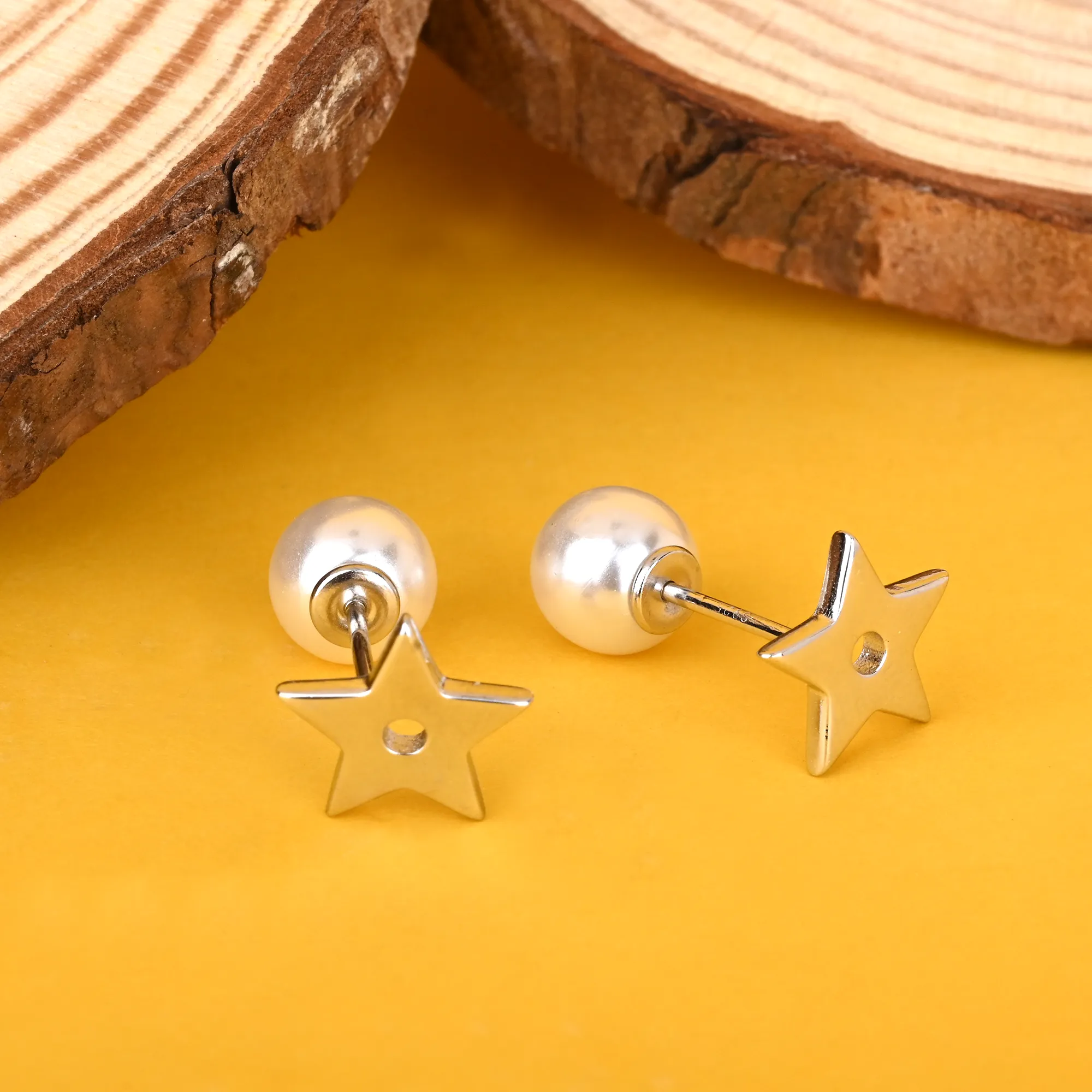 Celestial Star Pearl Earring