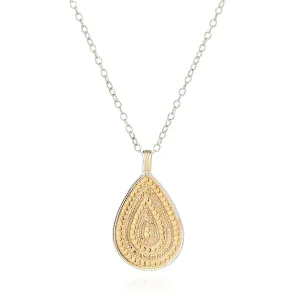 Classic Large Teardrop Necklace - Reversible