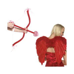 Cupid Kit - Includes Bow, Arrow And Wings O/s Red