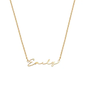 Custom Elegant Signature Name Necklace