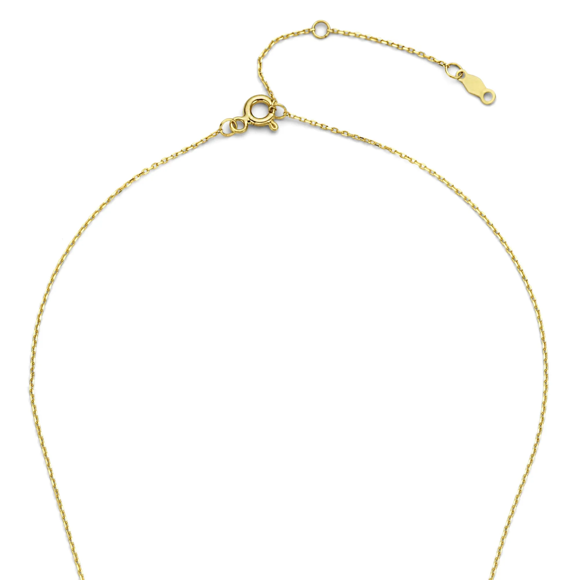 De la Paix Hanaé 14 karat gold necklace with diamond 0.14 carat