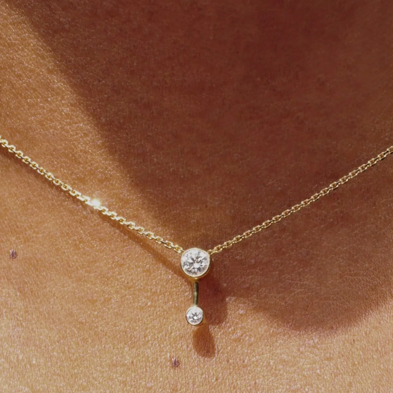 Duo Diamond Necklace