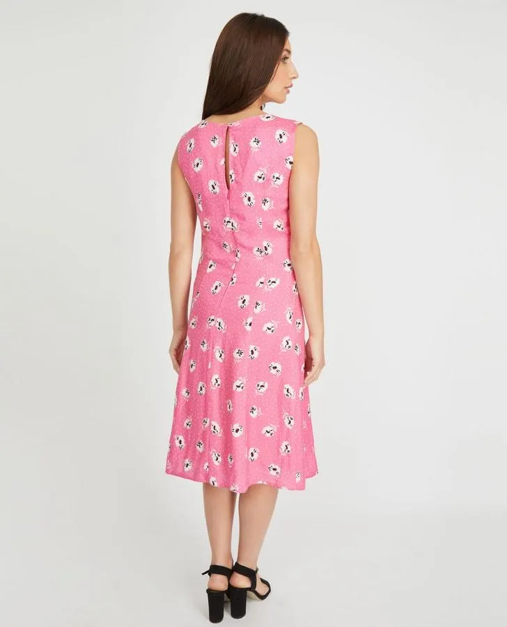 Falling Daisy Fit and Flare Dress