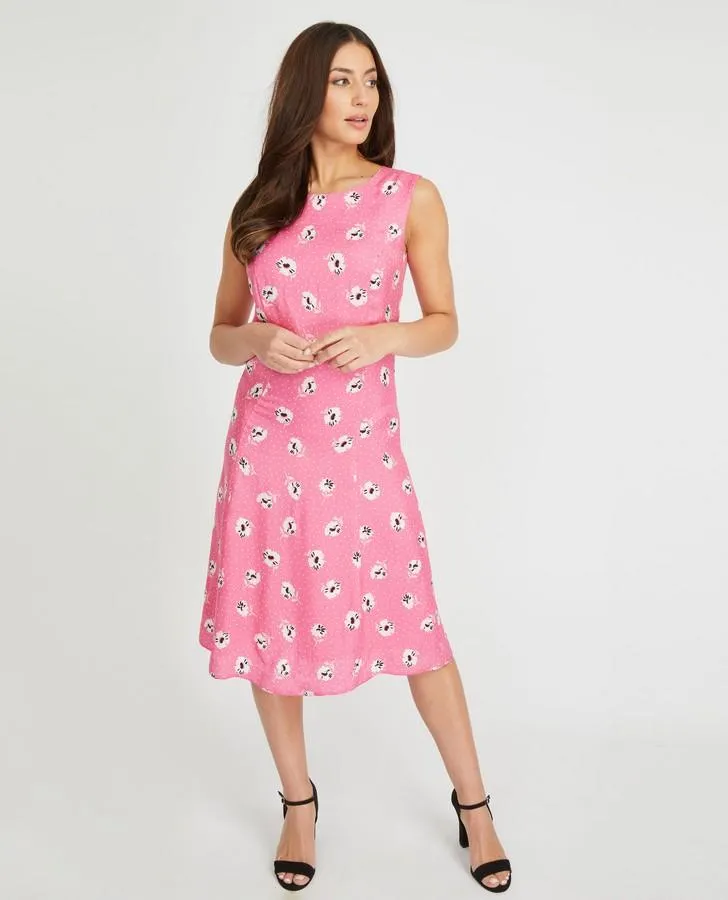 Falling Daisy Fit and Flare Dress