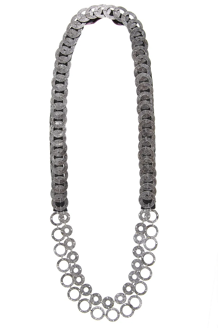 FIONA PAXTON RAQUEL Silver Chains Necklace