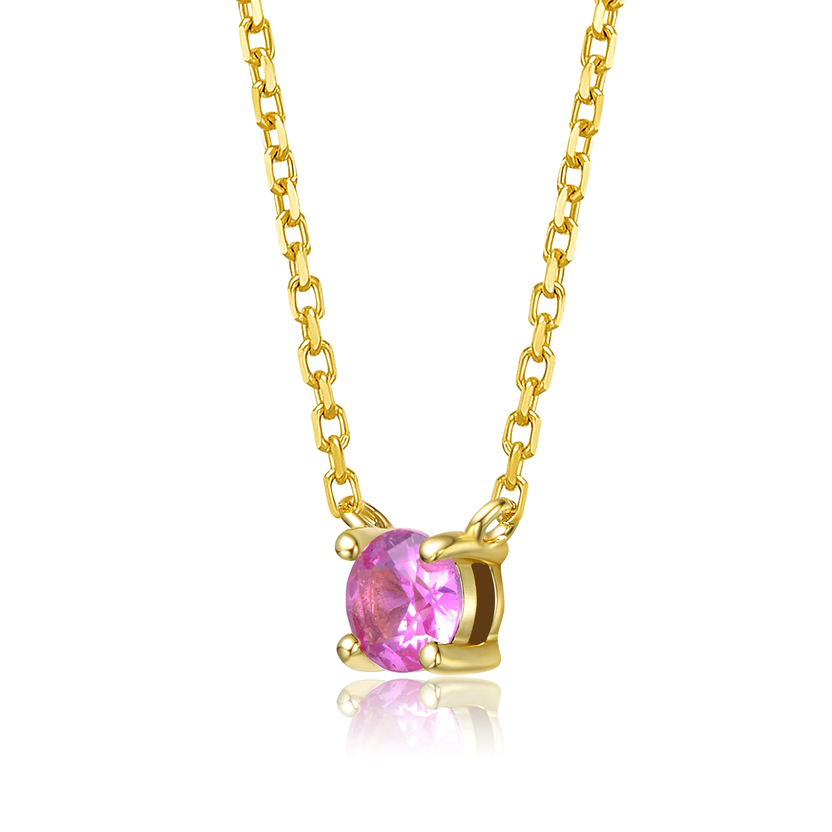 Gabrielle Kids Birthstone Solitaire Necklace