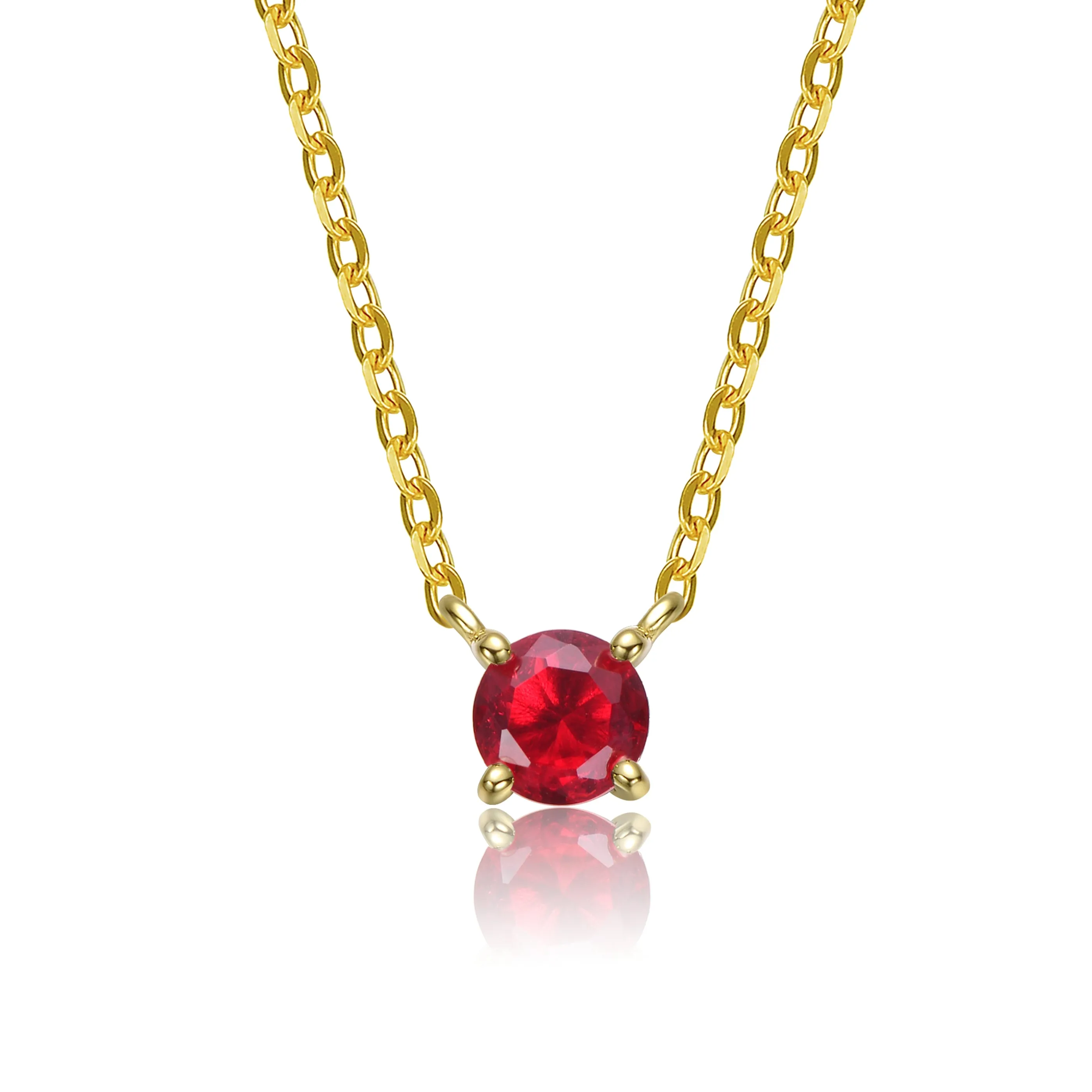 Gabrielle Kids Birthstone Solitaire Necklace