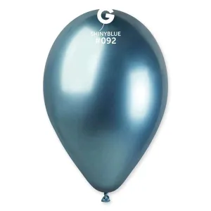 Gemar - 13" Shiny Blue Latex Balloons #092 (25pcs)