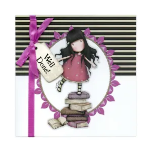 Gorjuss Greetings Card - New Heights well Done 8957