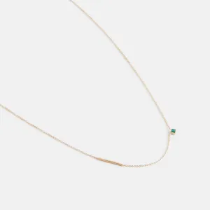 Inu Necklace with Emerald