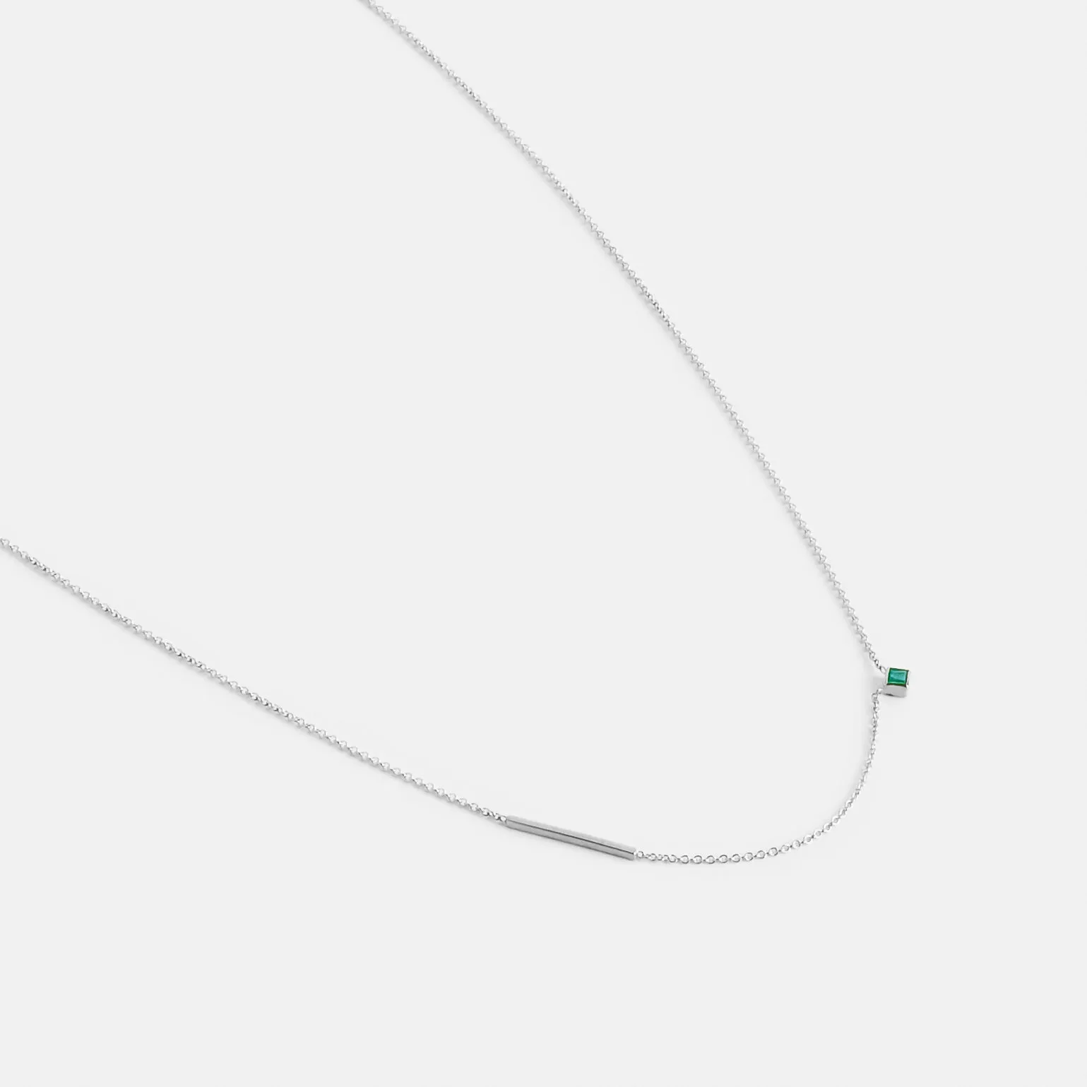 Inu Necklace with Emerald