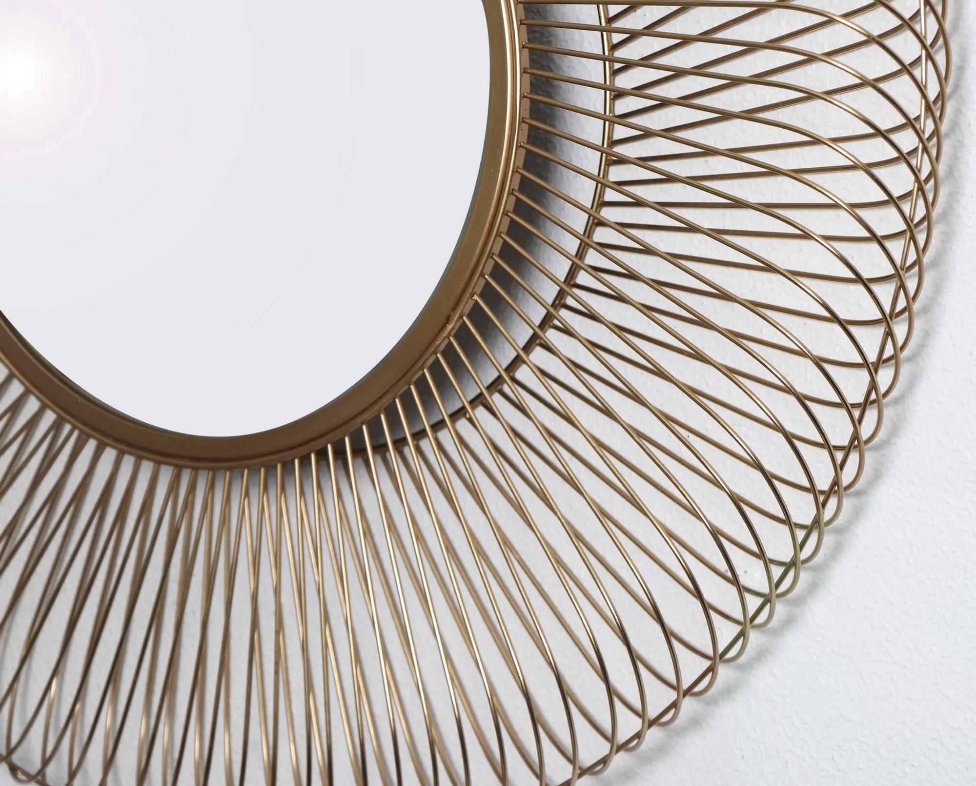 Juliet Sunburst Accent Mirror,Gold