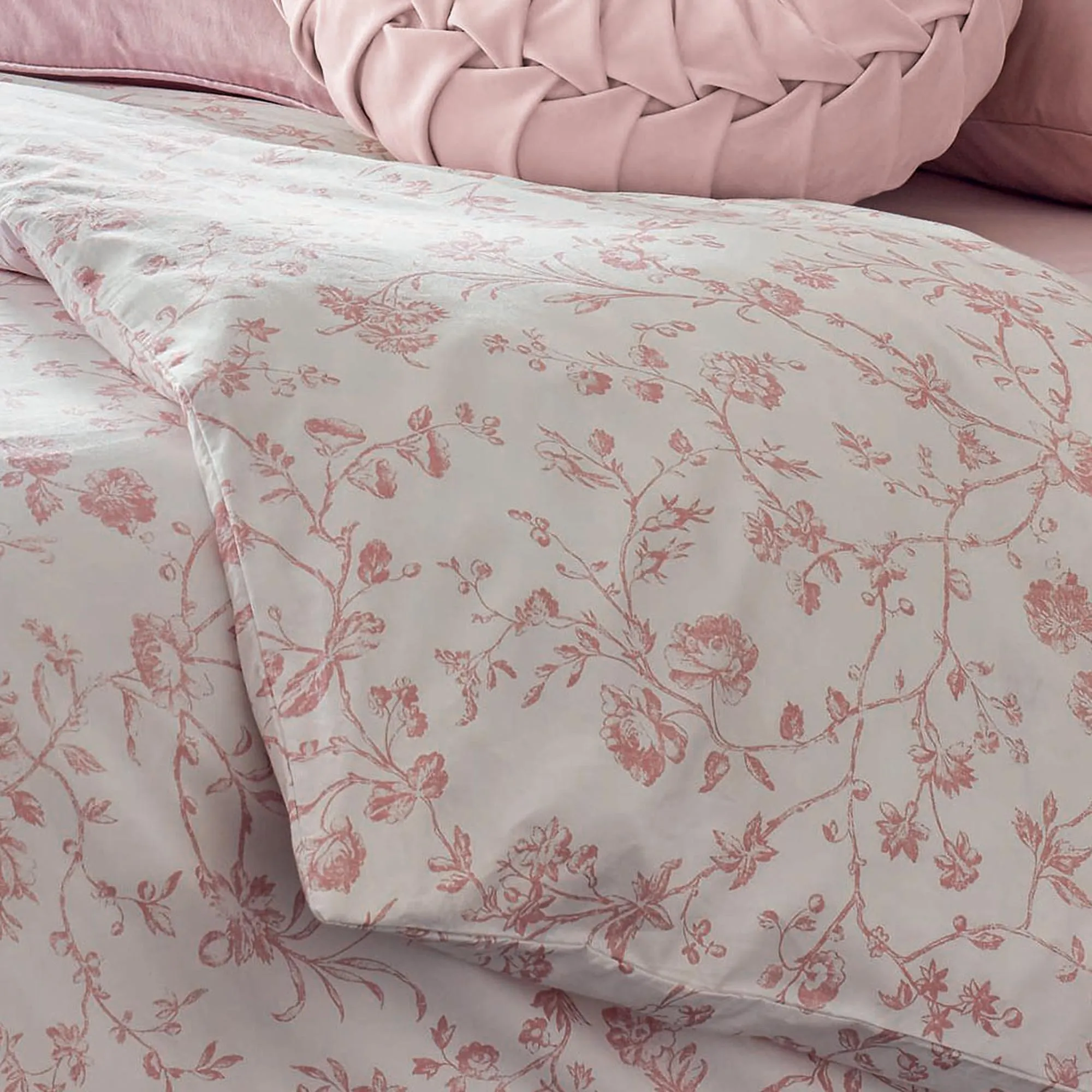 Laura Ashley Aria Duvet Cover Set - Blush