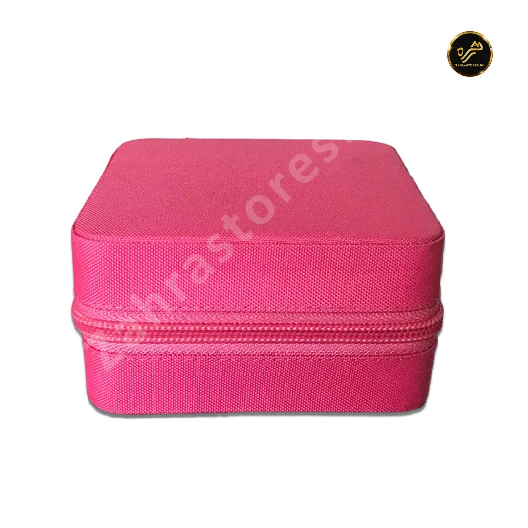 Mini Portable Travel Jewelry Case(Pink)