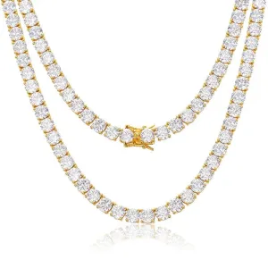 Moissanite Tennis Necklace - 2mm