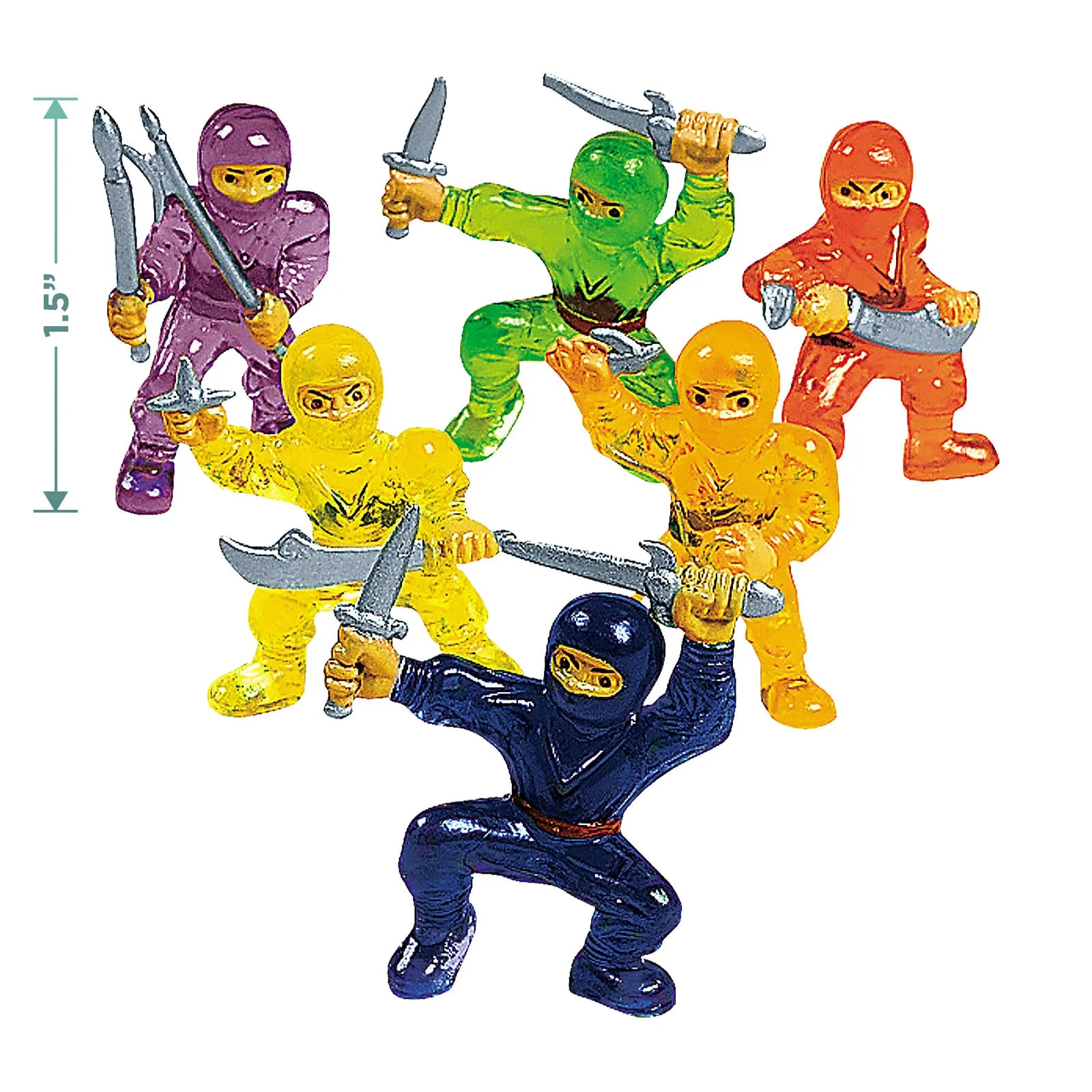 Ninja Favors Set - Favors for Ninja Theme Party (Serves 12)