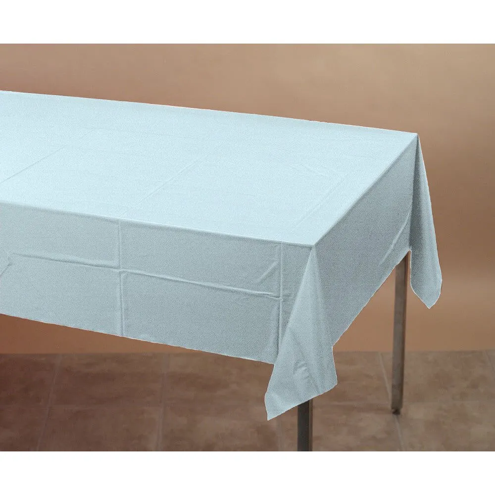 Pastel  Blue Plastic Table cover 54*108