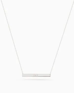 Personalised Tag Necklace | Silver