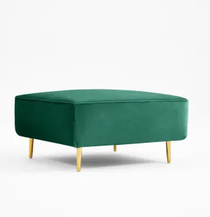 Rubeza Sofia Ottoman - Emerald Green