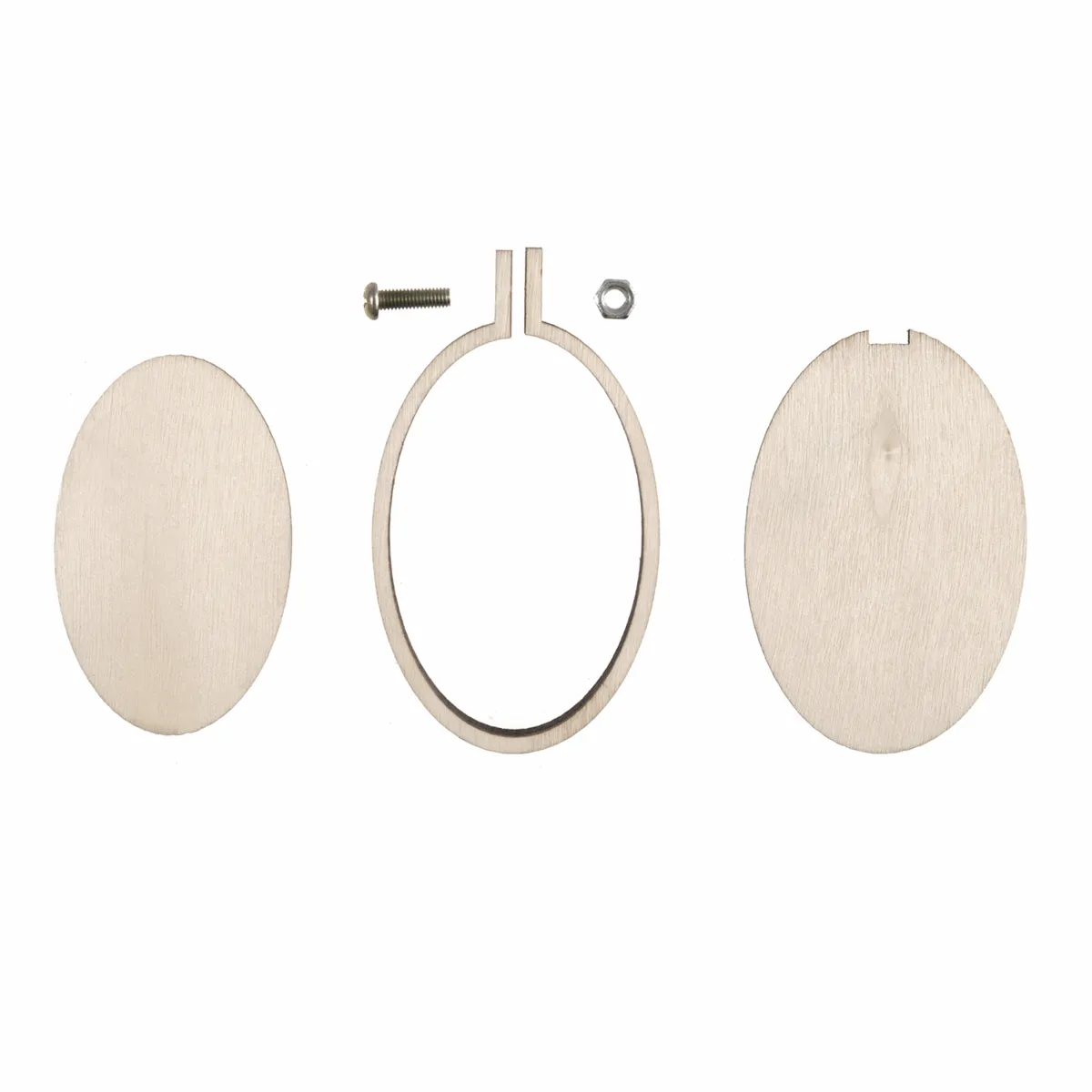 Trimits Mini Embroidery Oval Hoop Frames - 40 x 60mm (Set of 3)