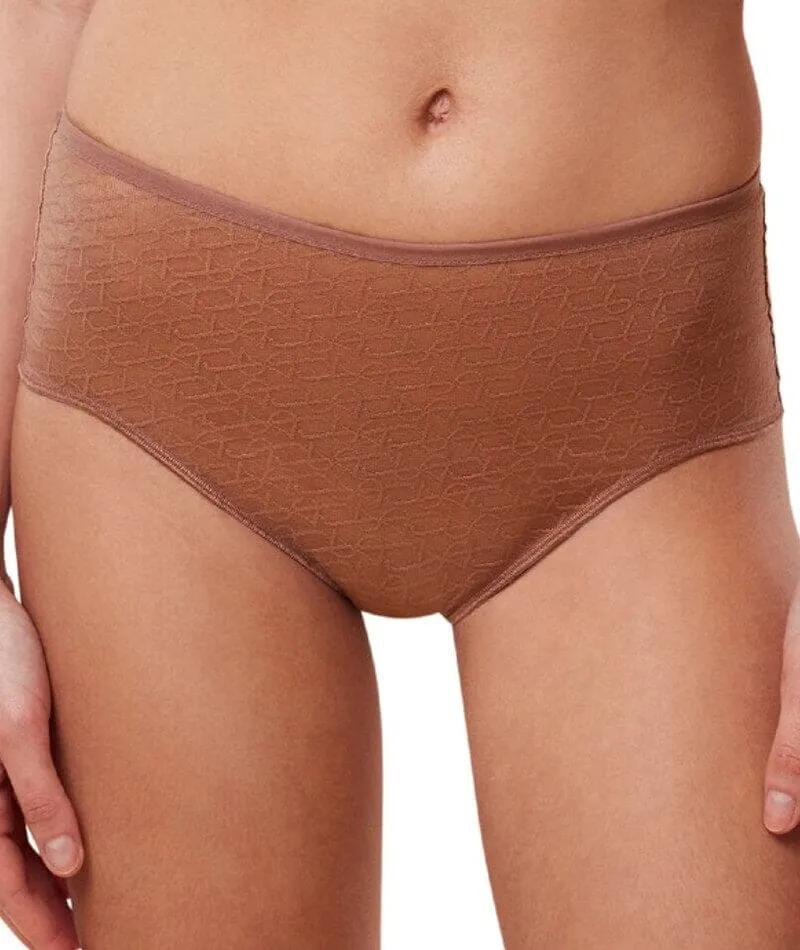 Triumph Signature Sheer Maxi Brief - Toasted Almond