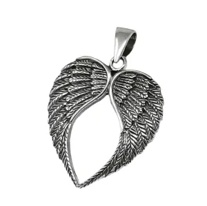 Women's Silver Pendant | 925 Sterling Silver Angel Wings Pendant